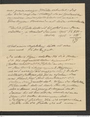 Nachlass Franz Steindachner, Brief von Gustav Schneider (junior) an Franz Steindachner (20.07.1905), Inv.Nr. 462.07, Seite 3